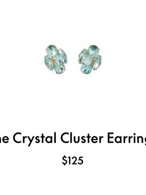 Roxanne Assoulin The Crystal Cluster Clip Earrings